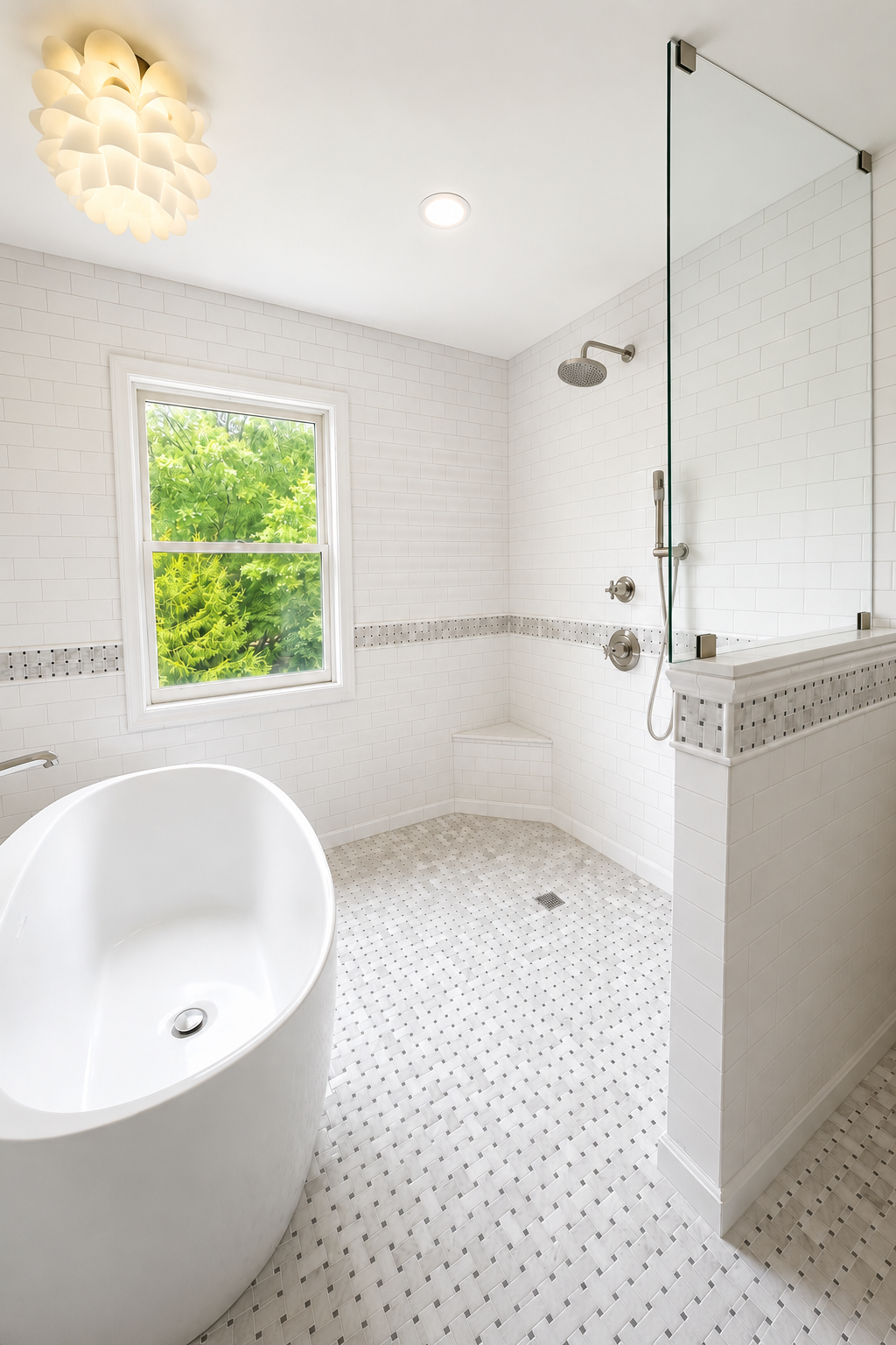 White Marble Primary Retreat